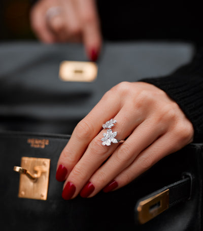 Cluster Elegance Diamond Ring