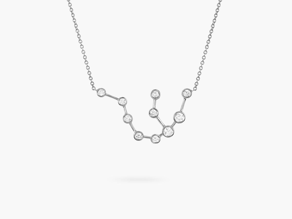Aquarius - Diamond Constellation necklace