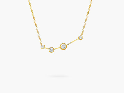 Aries - Diamond Constellation necklace