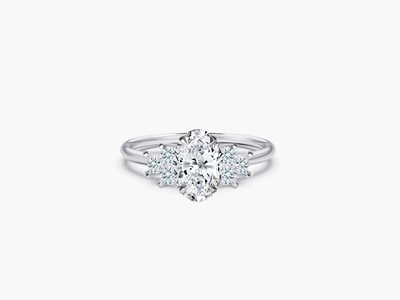 CINDERELLA Verlobungsring - Oval Cut 1.2ct
