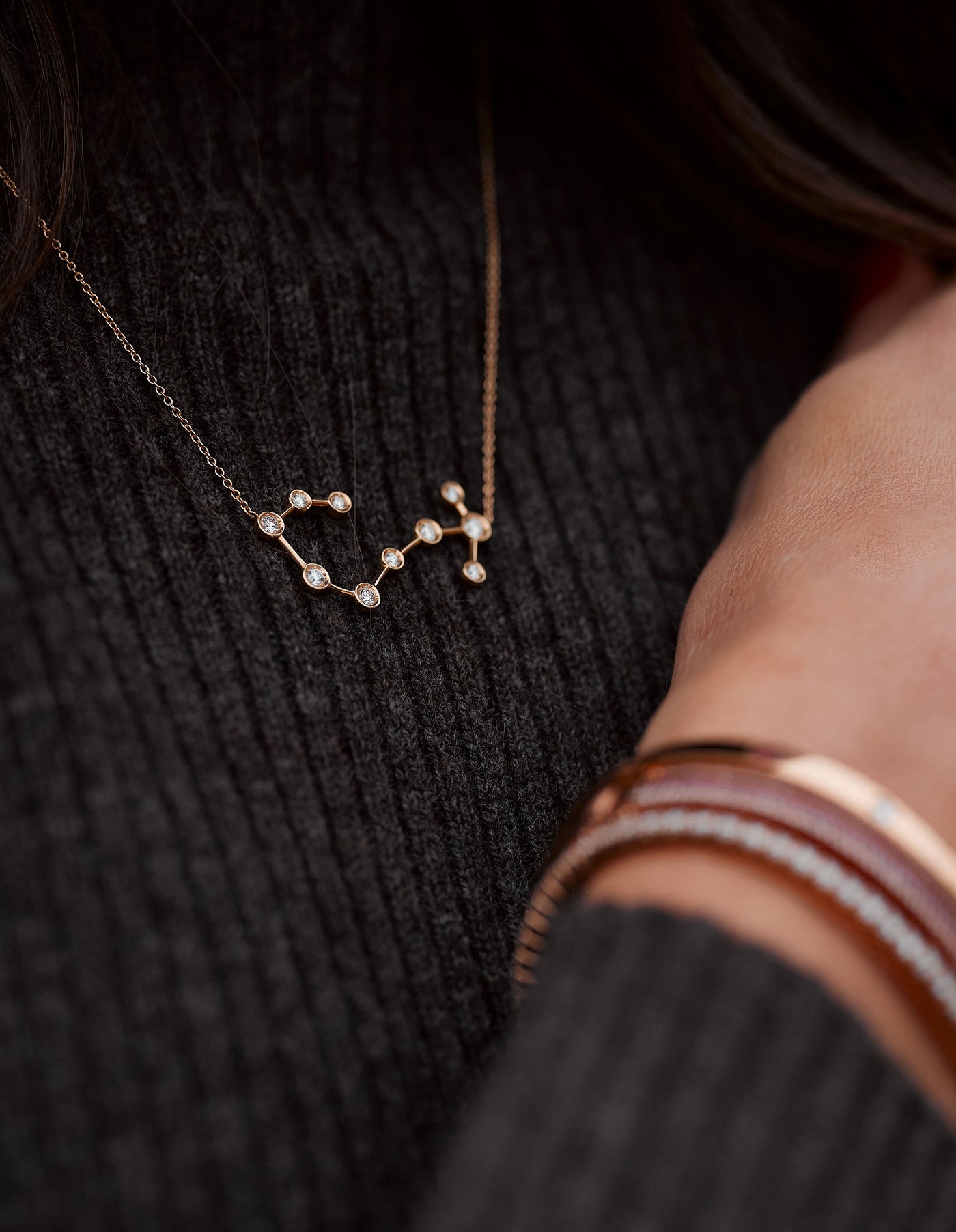 Scorpio - Diamond Constellation necklace