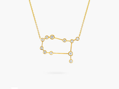 Gemini - Diamond Constellation necklace