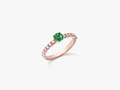 CANDY DROP color stone diamond ring