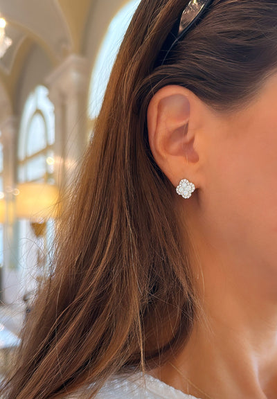 "Legacy of Elegance" - Grande Vintage Inspired Diamond Stud Earrings