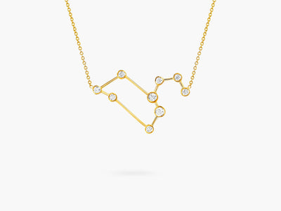 Leo - Diamond Constellation necklace