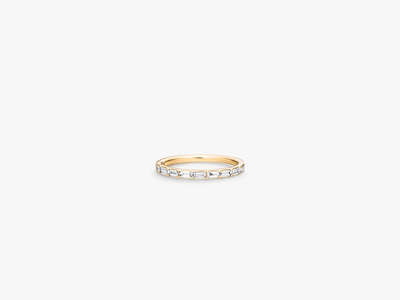 Petite Baguette Eternity - Pinky Ring