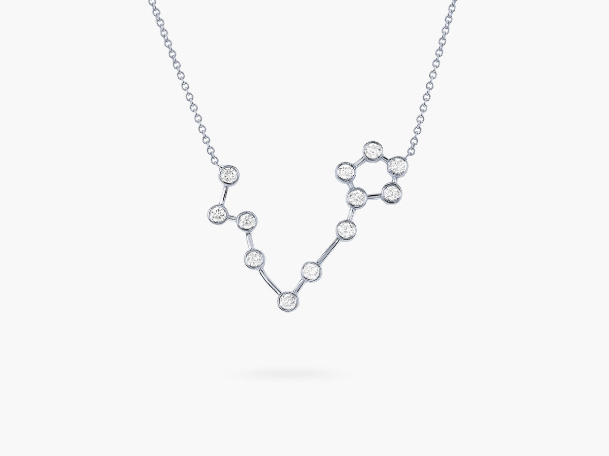 Pisces - Diamond Constellation Necklace