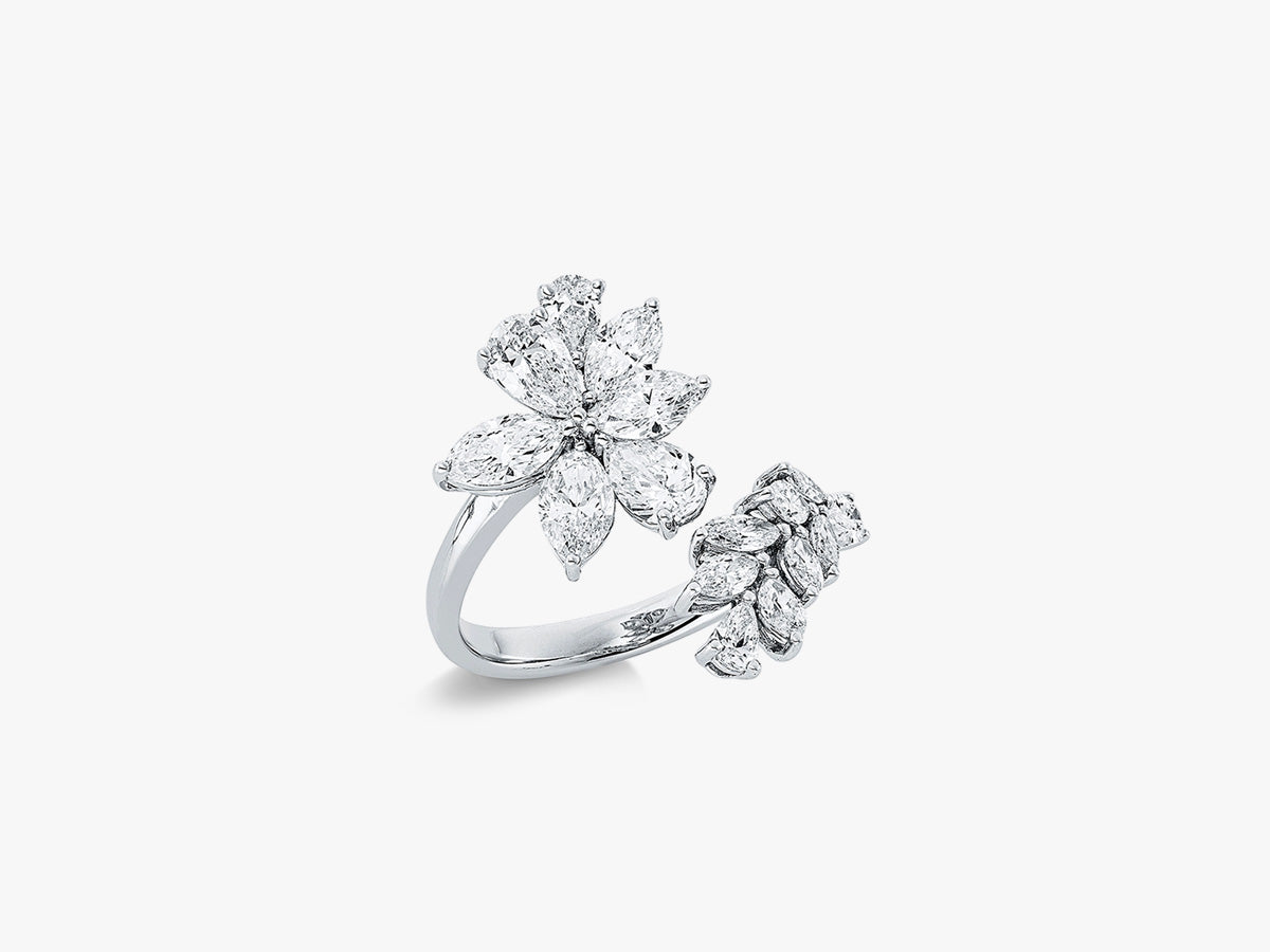 Cluster Elegance Diamond Ring