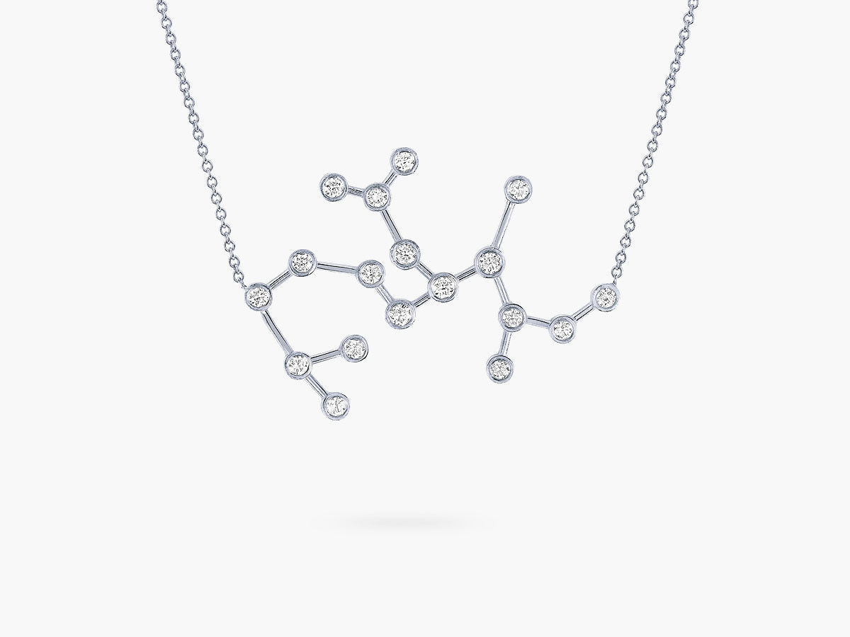 Sagittarius - Diamond Constellation necklace