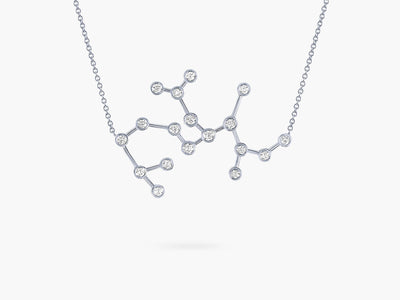 Sagittarius - Diamond Constellation necklace