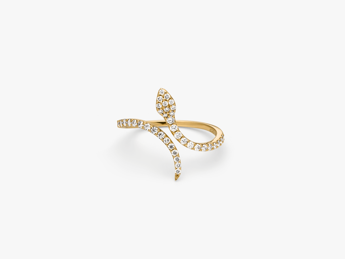 SERPENTINA - filigraner Diamant Schlangen Ring