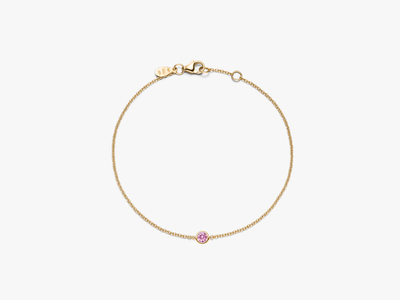 Solitaire diamond bracelet 