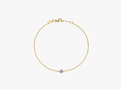 Solitaire diamond bracelet 