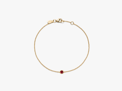 Solitaire diamond bracelet 