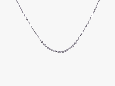 Stellar Cascade Diamond Necklace