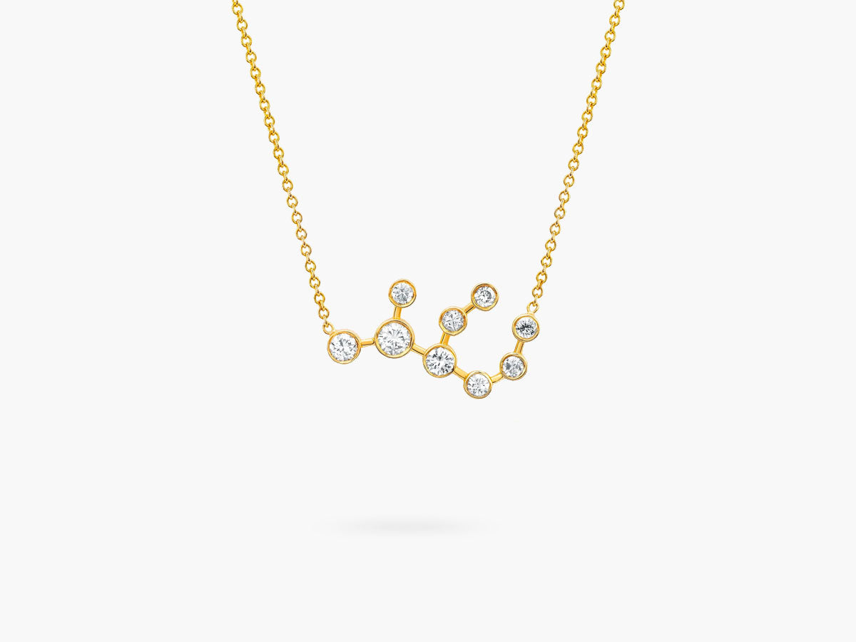 Virgo - Diamond Constellation necklace