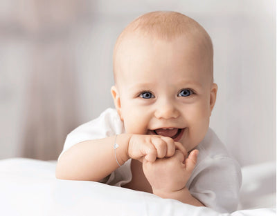 Baby Herz Armkette - reines Roségold oder Gelbgold <br> wächst mit dem Kind mit! - Giselle Jewelry CH - 3