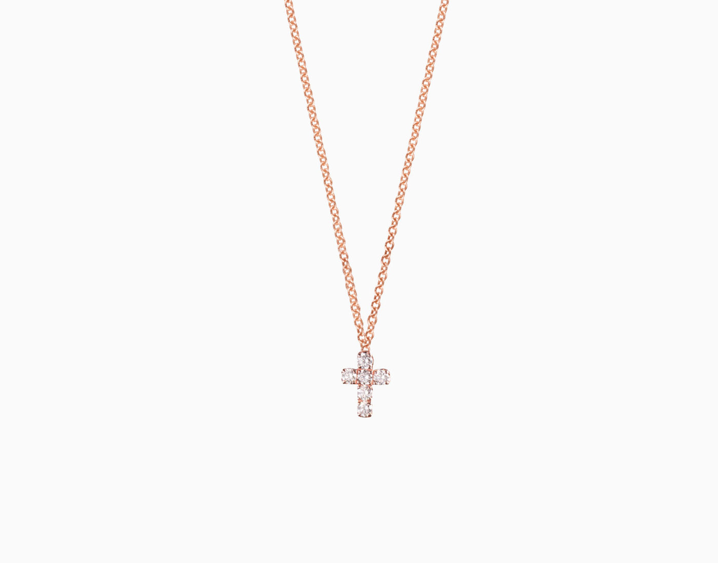 Mini collier croix